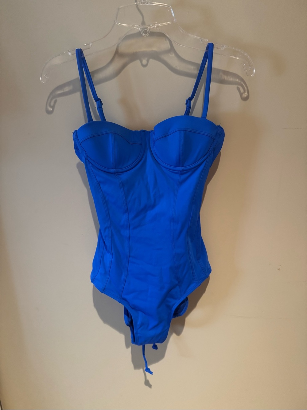 TA3 Bold Electric Blue One-Piece Swimsuit